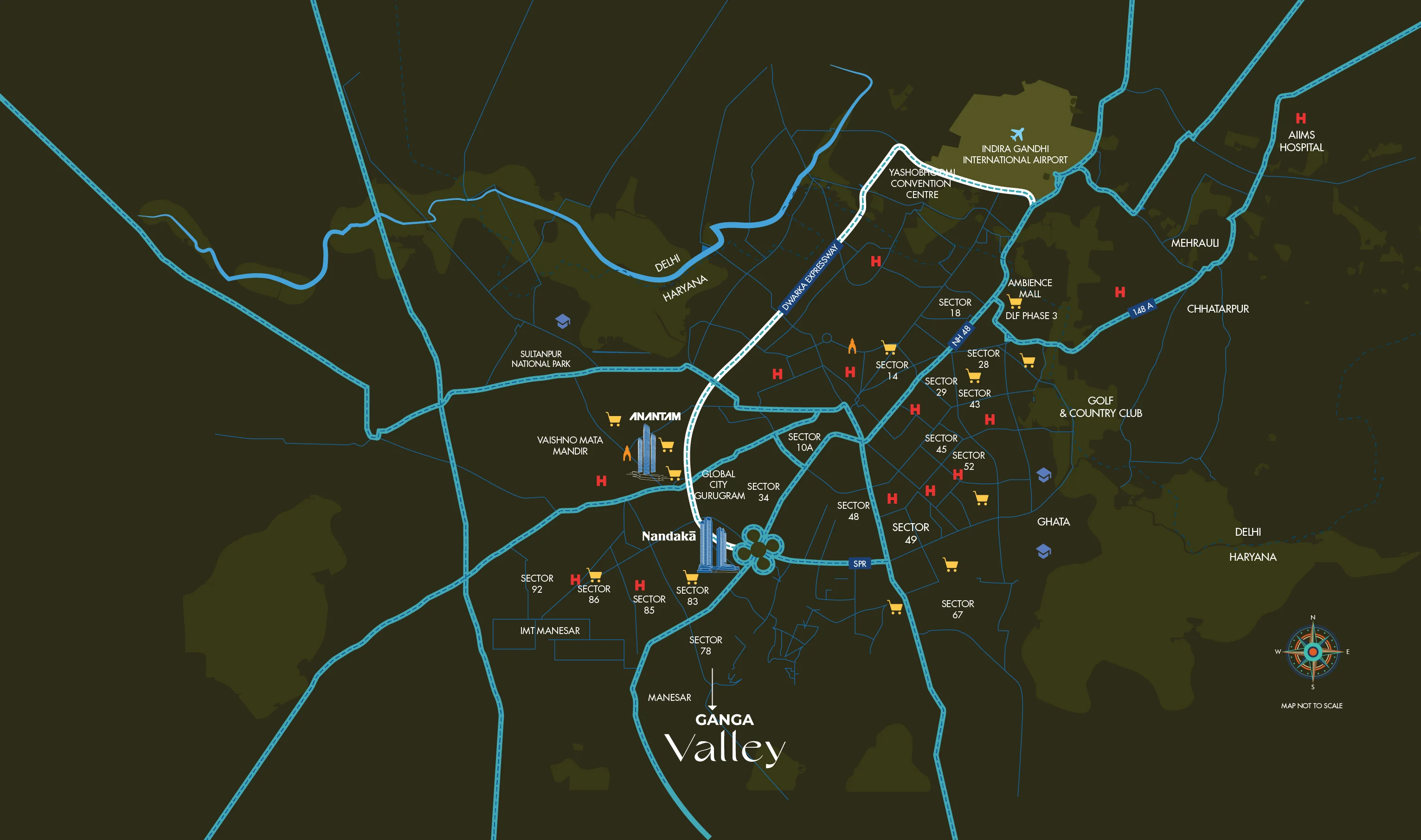 4S Aster Avenue Location Map
